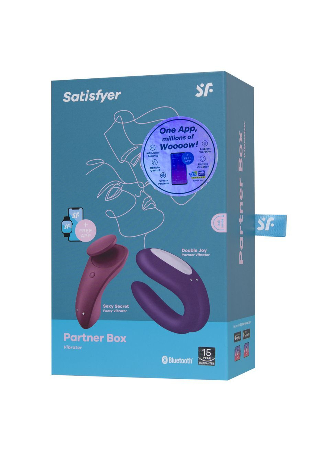 Набор Satisfyer Box 1 Connect App (Double Joy + Sexy Secret)