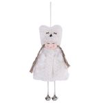 Украшение елочное, 18 см, "Ангелочек", полиэстер, ассорти 4 дизайна, ЗОЛОТАЯ СКАЗКА, 592607