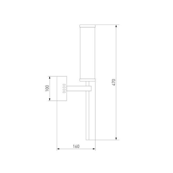 Бра Eurosvet Stark 50387 LED латунь