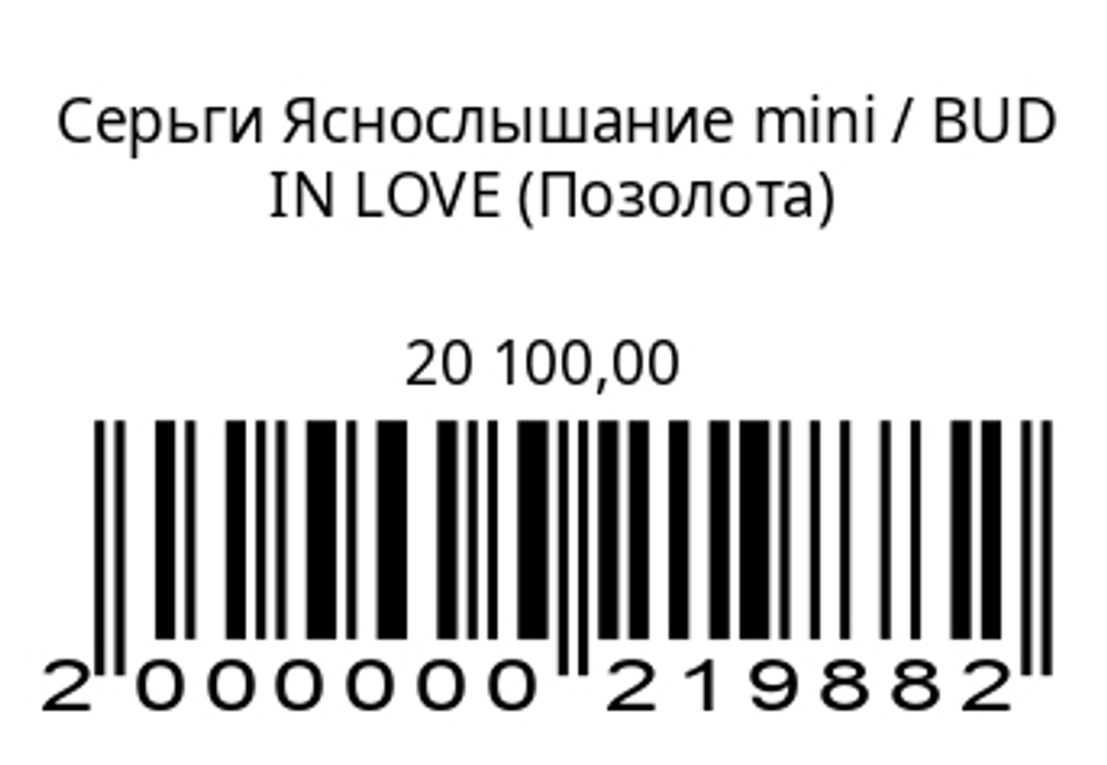 Серьги Яснослышание mini