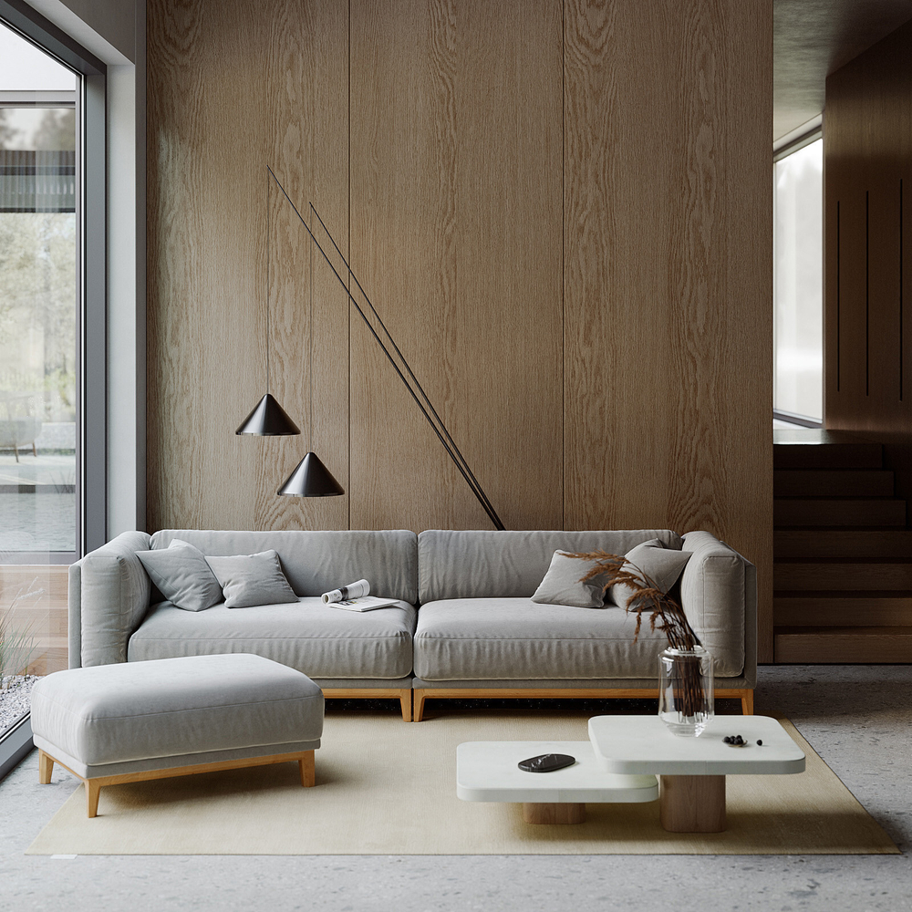 4-х местный нераскладной диван Case 903/905/904