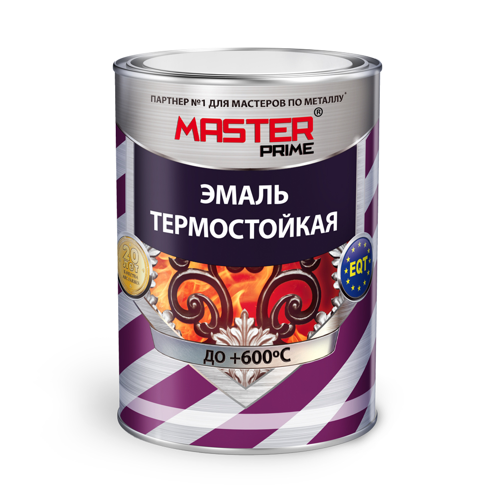 MASTER PRAME Эмаль термостойкая красно-коричневый до +500 0,8кг