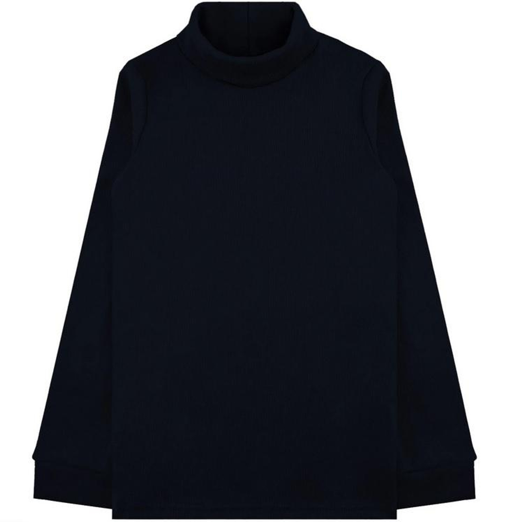 Водолазка д/мальчика кашкорсе начёс 0063401007 р.122-128 черный (Юлла)