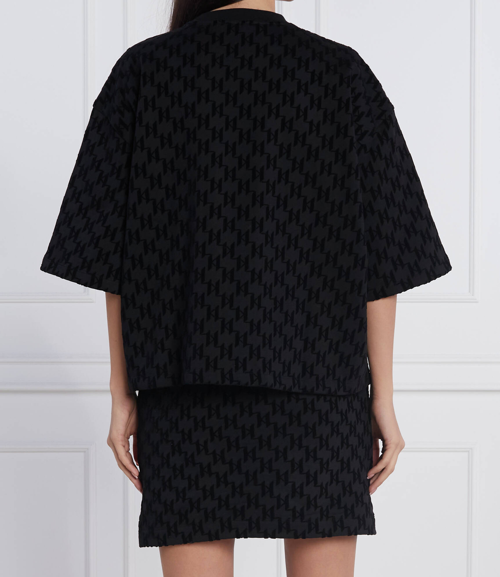 тощие allover flock Karl Lagerfeld - черный(226W1812)