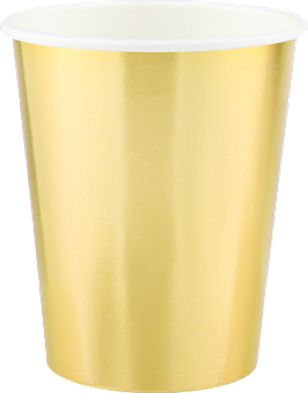 Стаканы Золото Металлик (250 мл) 6 шт.