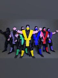 Подвижная фигурка "Скорпион" Mortal Kombat, пластик, цвет желтый