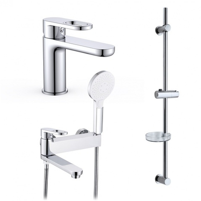 90016 Душевой комплект ХРОМ (3 в 1) HANSEN  (6/1шт)