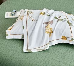 Комплект с одеялом Asabella 1868 печатный сатин