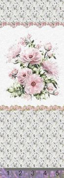 ПВХ панель 3D 0,2х2,6м Цветочный прованс фон1