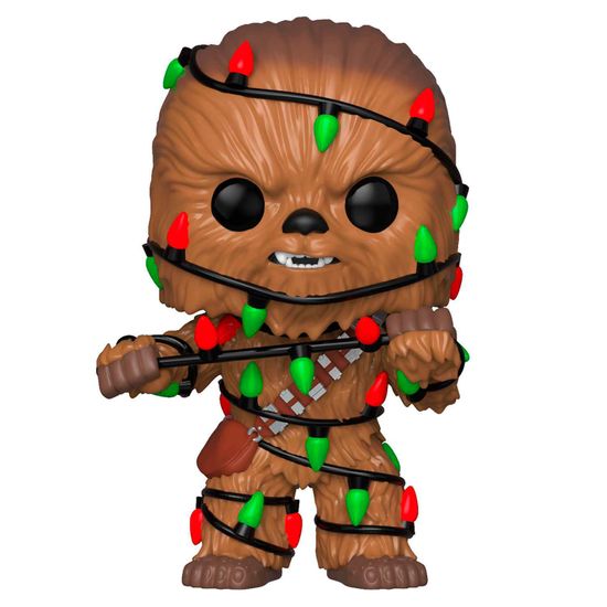Фигурка Funko POP! Bobble Star Wars Holiday Chewbacca w/Lights (278) 33886 / Фигурка Фанко ПОП! по мотивам вселенной "Звездные войны", Чубакка