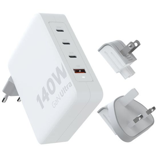 Xtorm XVC2140 GaN Ultra дорожное зарядное устройство мощностью 140 Вт с кабелем USB-C PD мощностью 240 Вт