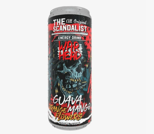 НАПИТОК ЭНЕРГЕТИЧЕСКИЙ THE SCANDALIST ENERGY DRINK WAR HEAD МАНГО-ГУАВА-АПЕЛЬСИН 450МЛ