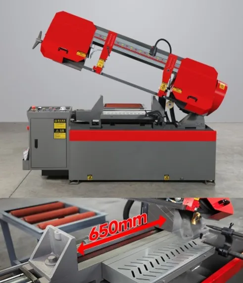 Полуавтоматический ленточнопильный станок SHB-28/65SA, SMTG