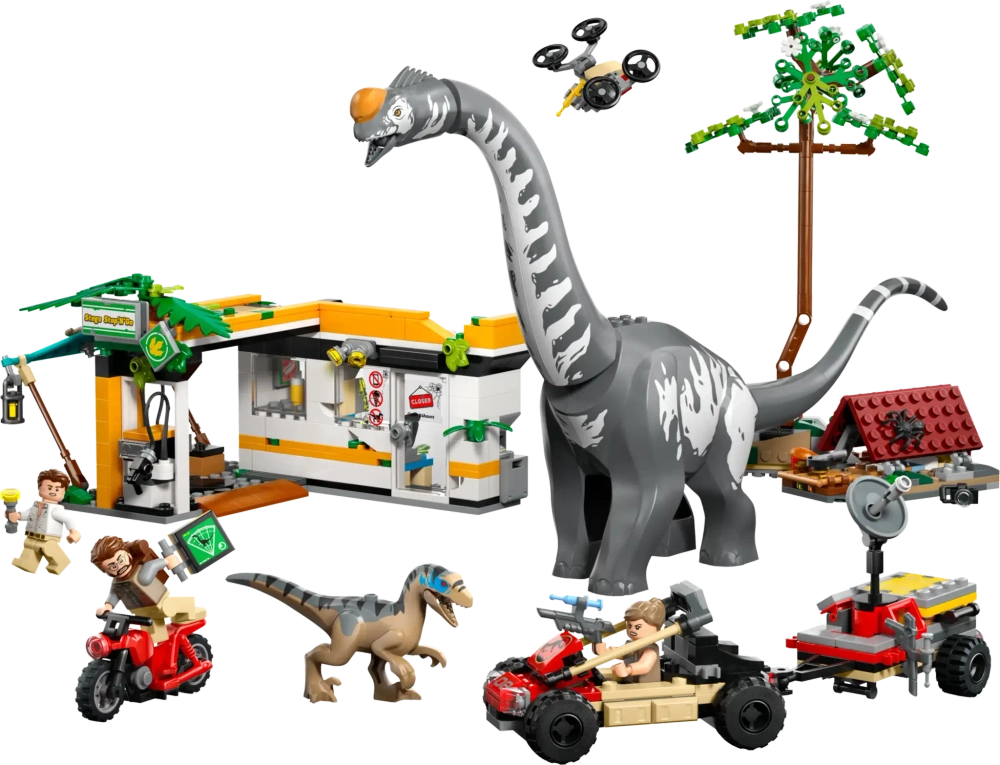 Конструктор LEGO Jurassic World 76973 Миссия по отслеживанию хищника и титанозавра
