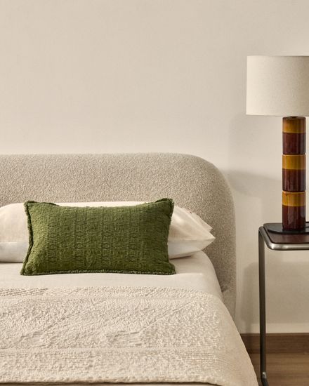 Плед Raylo из хлопка с полосатым узором