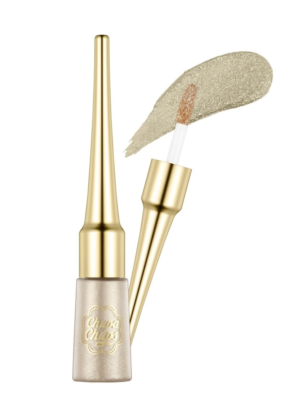 Жидкие блестки для глаз в оттенке Chupa chups - Champagne Gold