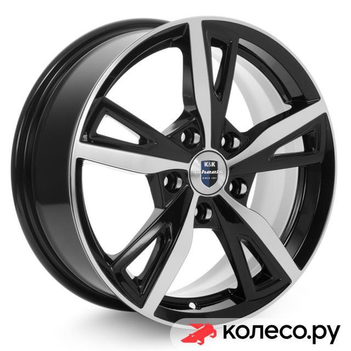 Фишт (КС690) 6.5x16/5*114.3 D67.1 ET43 Алмаз-черный