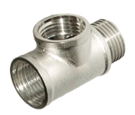 НИКЕЛЬ Тройник 1/2г х 1/2г х 1/2ш  ViEiR  (100/10шт)