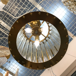 Подвесной светильник Cloyd RODERIC P3 / Ø29 см - латунь брашир. (арт.10640)