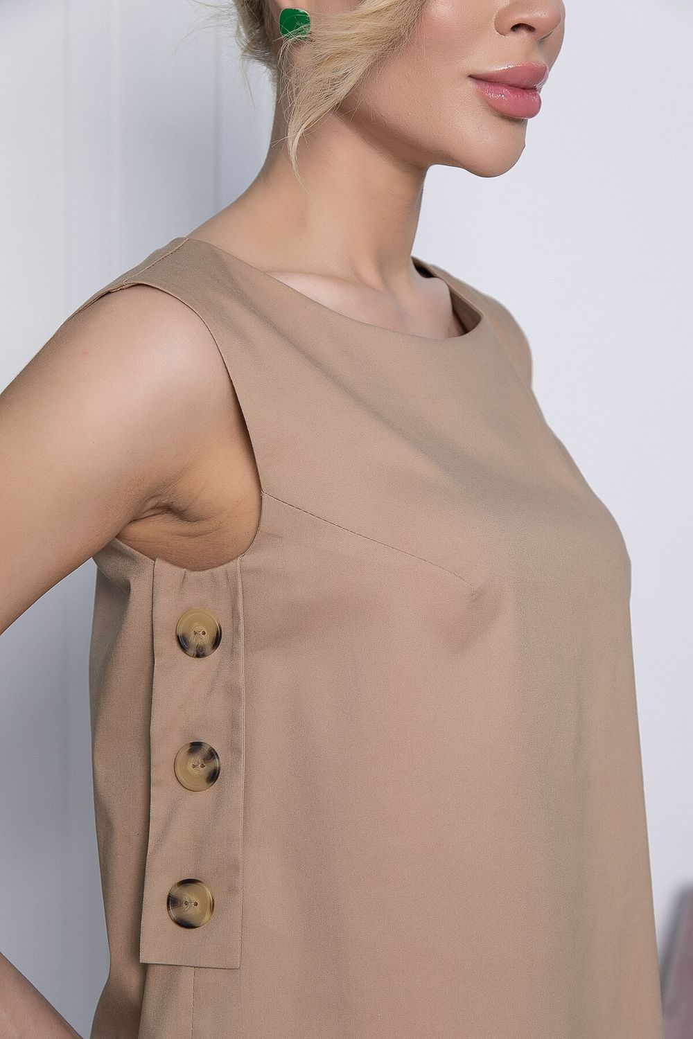 Платье Детали лета (бежевое) П13437-2М LT Collection