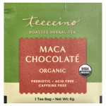 Teeccino, Органический жареный травяной чай, шоколад с мака, без кофеина, 25 чайных пакетиков, 150 г (5,3 унции)