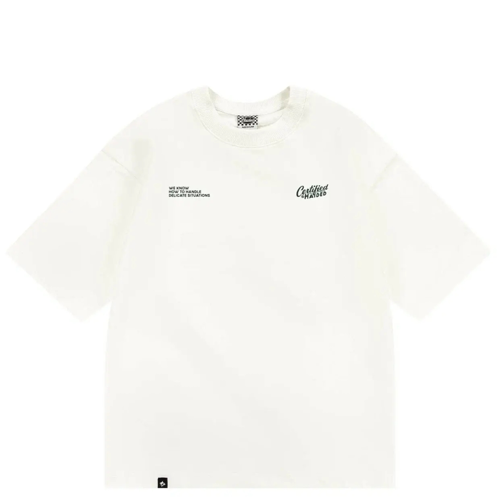 Футболка Haided CLEANERS RLXD HW TEE, Молочный