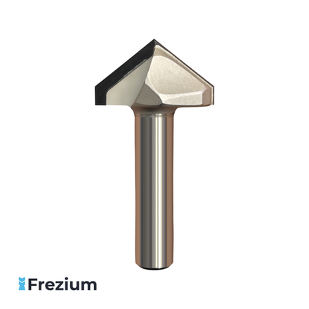 Галтельная V-образная фреза алмазная по дереву "O.G.Germany" (36x12x19.6 105 градусов; 1736842 PCD)