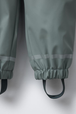 ZARA ПРОРЕЗИНЕННЫЙ КОМБИНЕЗОН WATER-REPELLENT, СИНЕВАТЫЙ