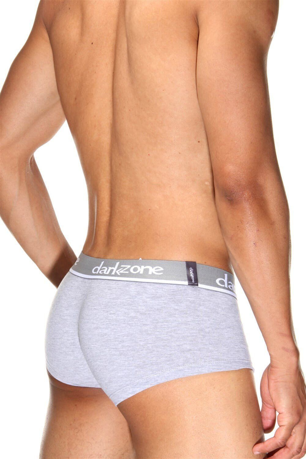 Серые хлопковые трусы-хипсы (Размер: M) (Цвет: серый)