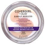 Covergirl, Olay Simply Ageless, тональный крем, SPF 28, оттенок 205 слоновая кость, 12 г (0,4 унции)