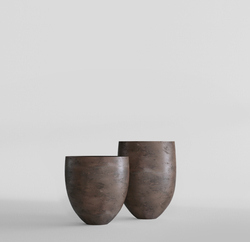 Кашпо, коллекция Concrete, форма BARREL