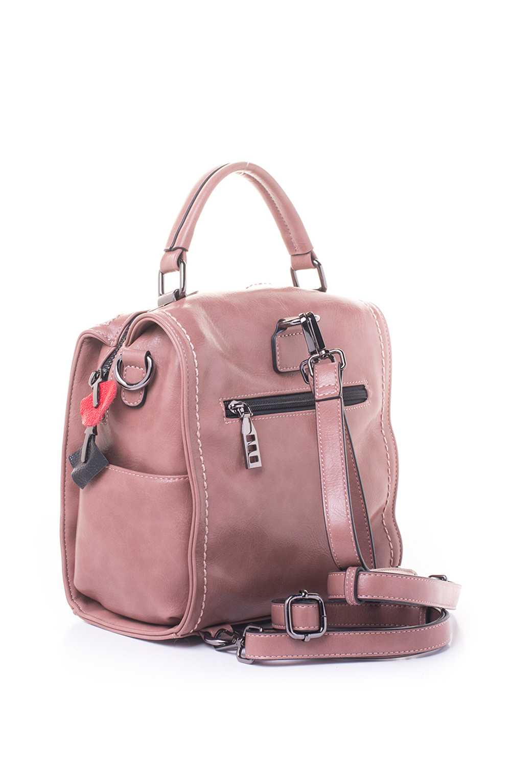 RK056-10 Сумка - рюкзак жен., иск. кожа