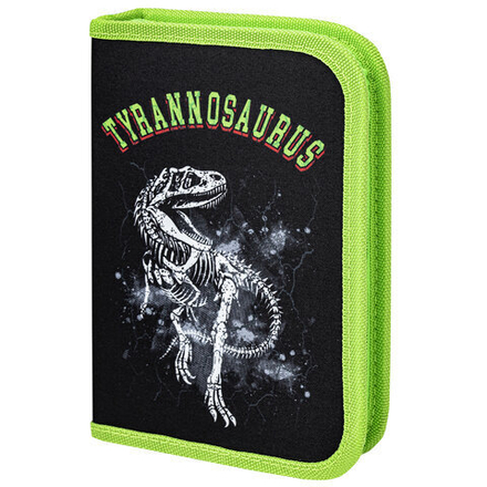 Пенал BRAUBERG, 1 отделение, полиэстер, 21х14 см, "Tyrannosaurus"