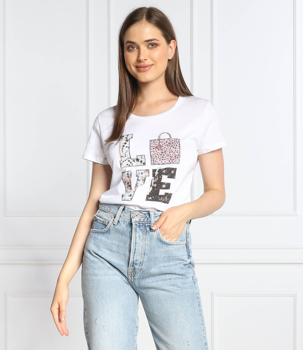 футболка Liu Jo - белый(WF2436 JS923)