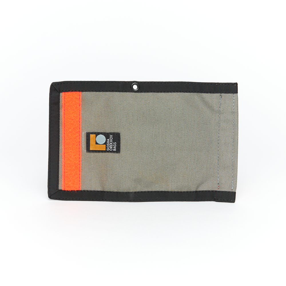 Кошелек Wallet серый стальной
