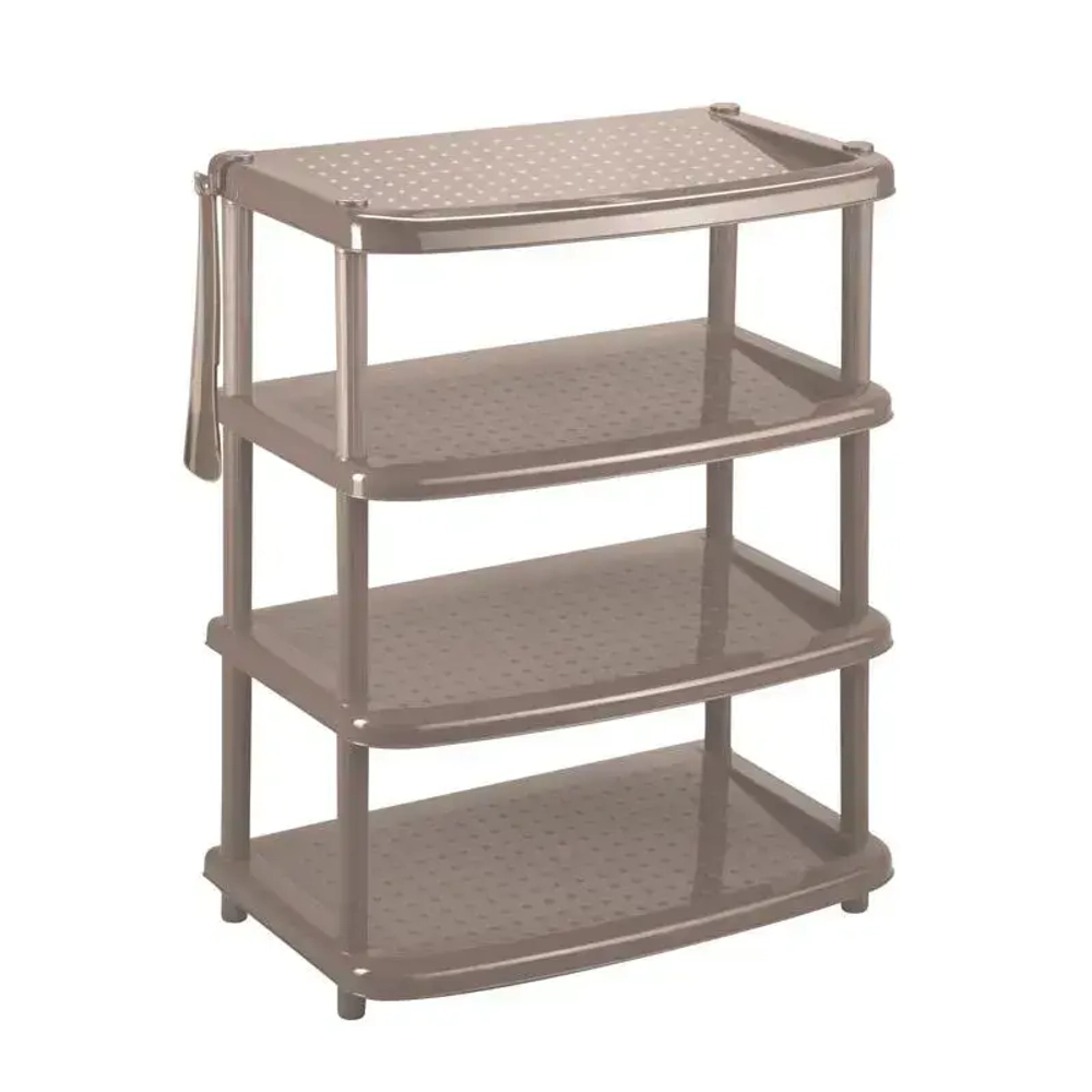 ЭТАЖЕРКА ДЛЯ ОБУВИ ПАОЛА 4 ПОЛКИ 490Х310Х780 ММ (коричневый)