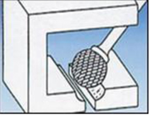 Бор-фреза тв.спл. сферическая  (тип D) D0807F06