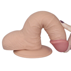Мягкий фаллос из реалистичного материала The Ultra Soft Dude (18 см, Ø4,5 см)
