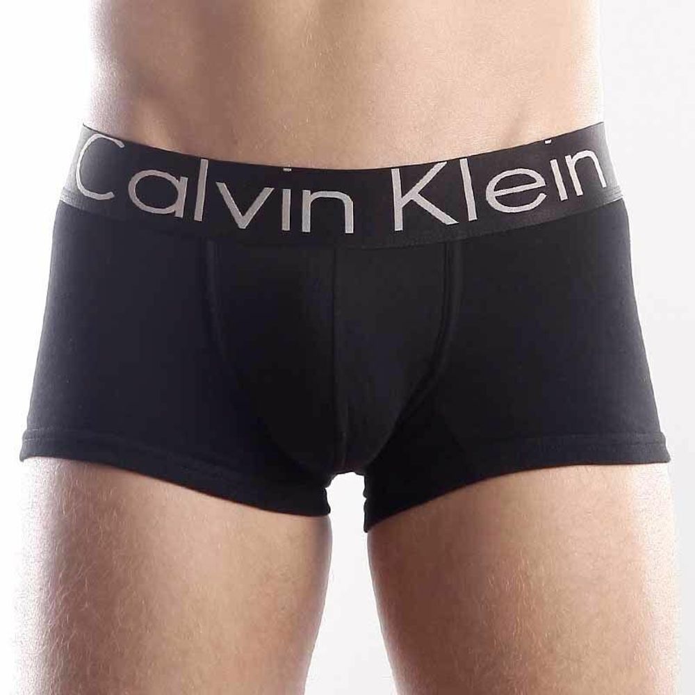 Мужские трусы боксеры черные Calvin Klein 365 Black