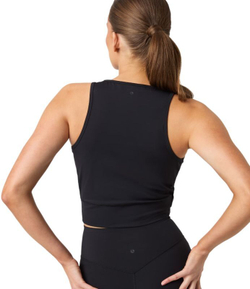 Женский топ теннисный Björn Borg Studio Cross Tank - черный