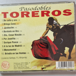 CD: Pasodobles — «Toreros» (1997)
