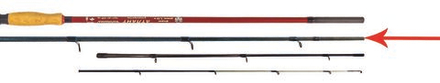 Секция 3 к удилищу фидер Волжанка Атлант 3.9м тест до 150 гр