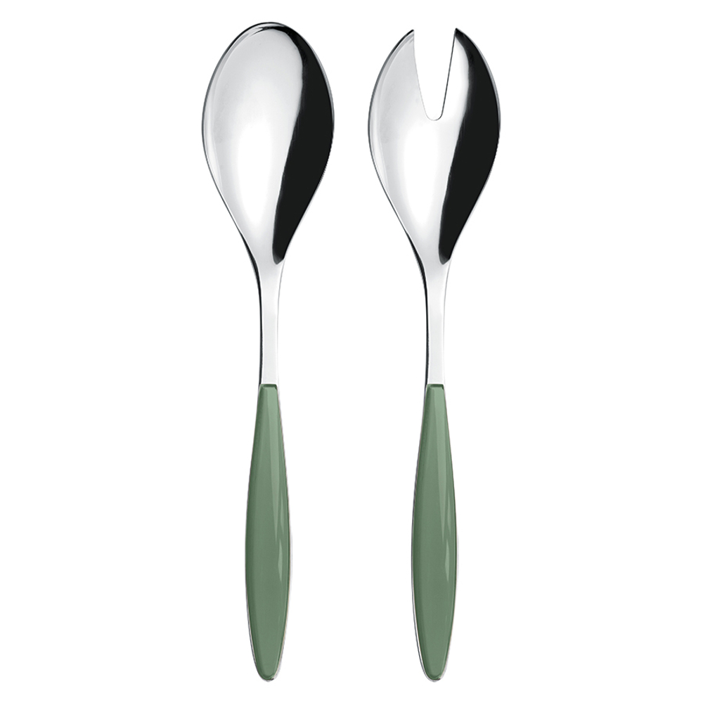 Набор столовых приборов для салата feeling, зеленый