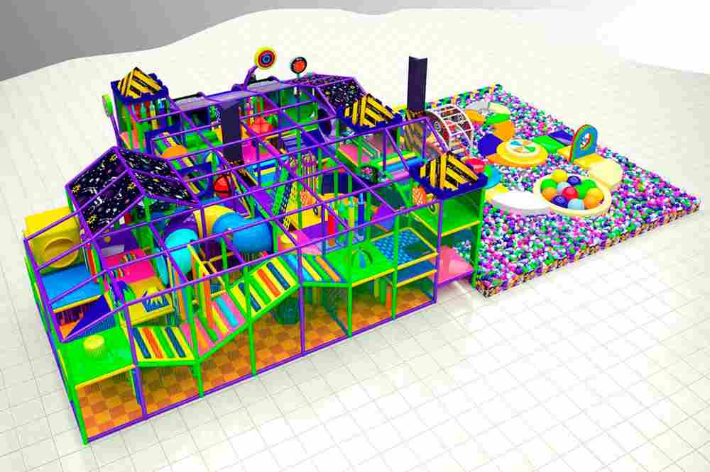 Детский игровой лабиринт «Космическая Паутина»