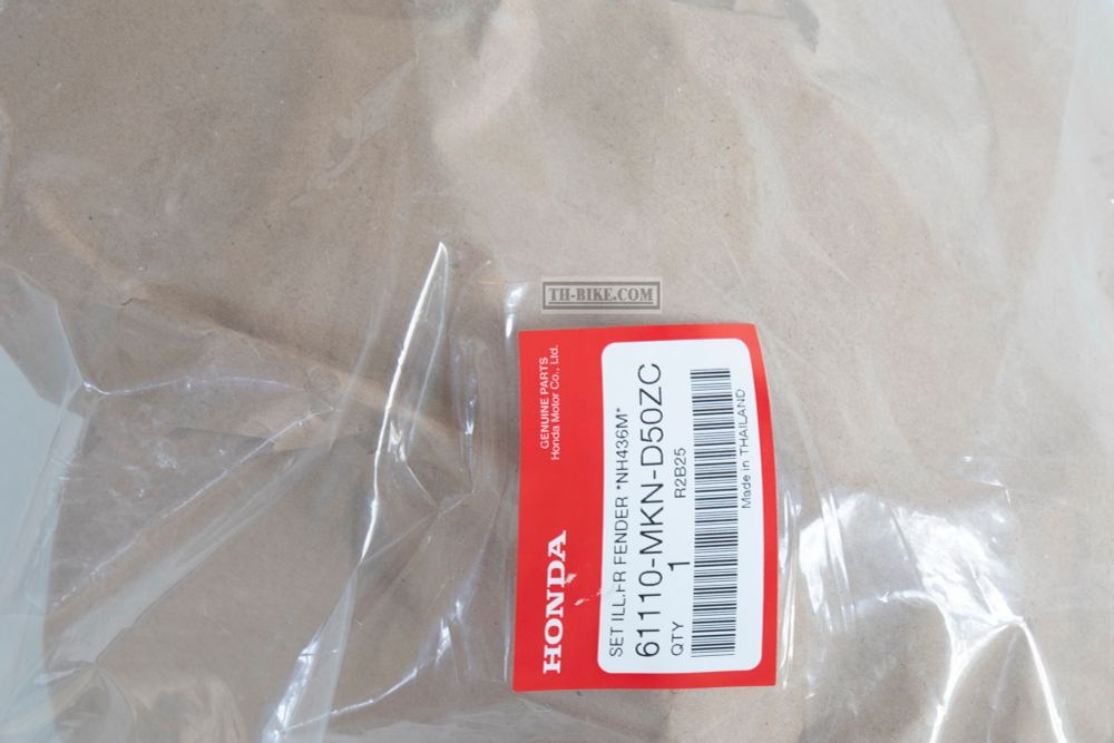 61110-MKN-D50ZC. FENDER SET, FR. (WL) *TYPE1* (TYPE1 ) 61110-MKN-J50ZB. HONDA
