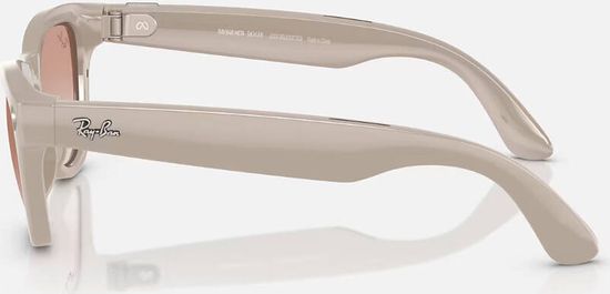 Ray-Ban Meta Skyler - RW4010 Shiny Chalky Gray, Cinnamon Pink (M 52-20) ( Розовый )