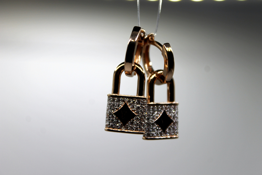 Серьги из золота 585 пробы