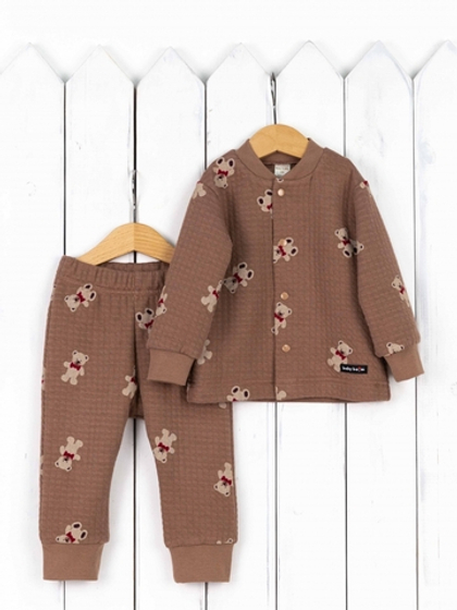 Костюм "Мой мишка" какао из капитона