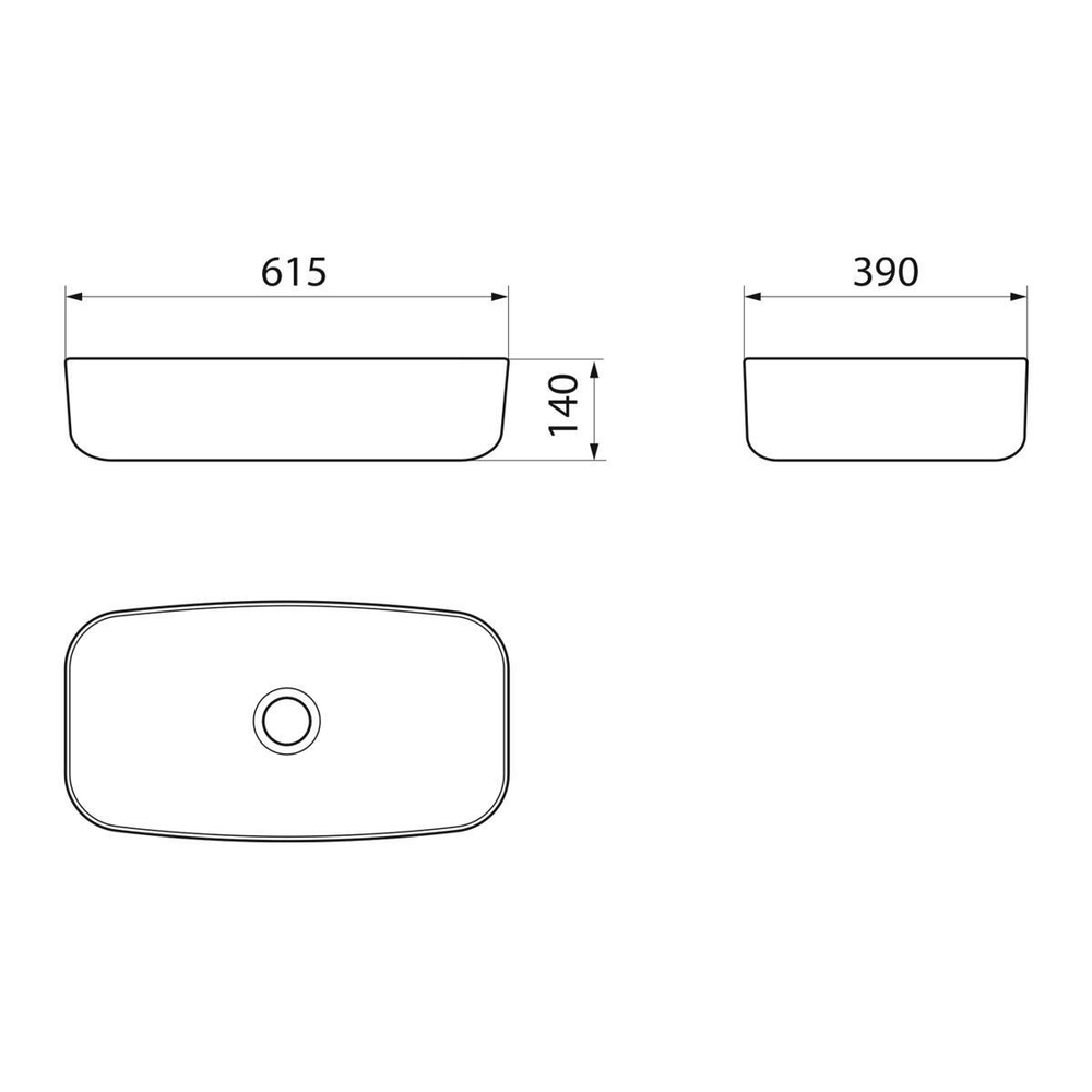 Раковина Point Веста 62 PN43702WB овальная, белая