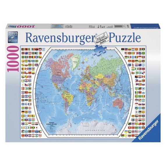 Puzzle Political World Map 1000p